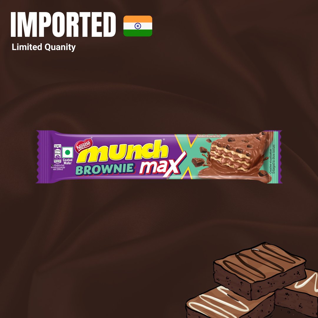 Munch Brownie Max | 40g | Exclusive Indian Release