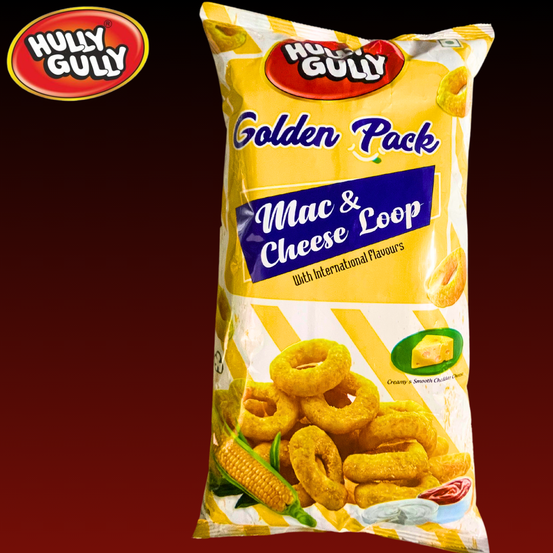 Hully Gully Mac & Cheese loop | Large Pack 130g | Tangy Shop