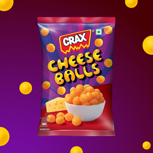 Crax Cheese Balls | 20Rs pack | Tangy Shop