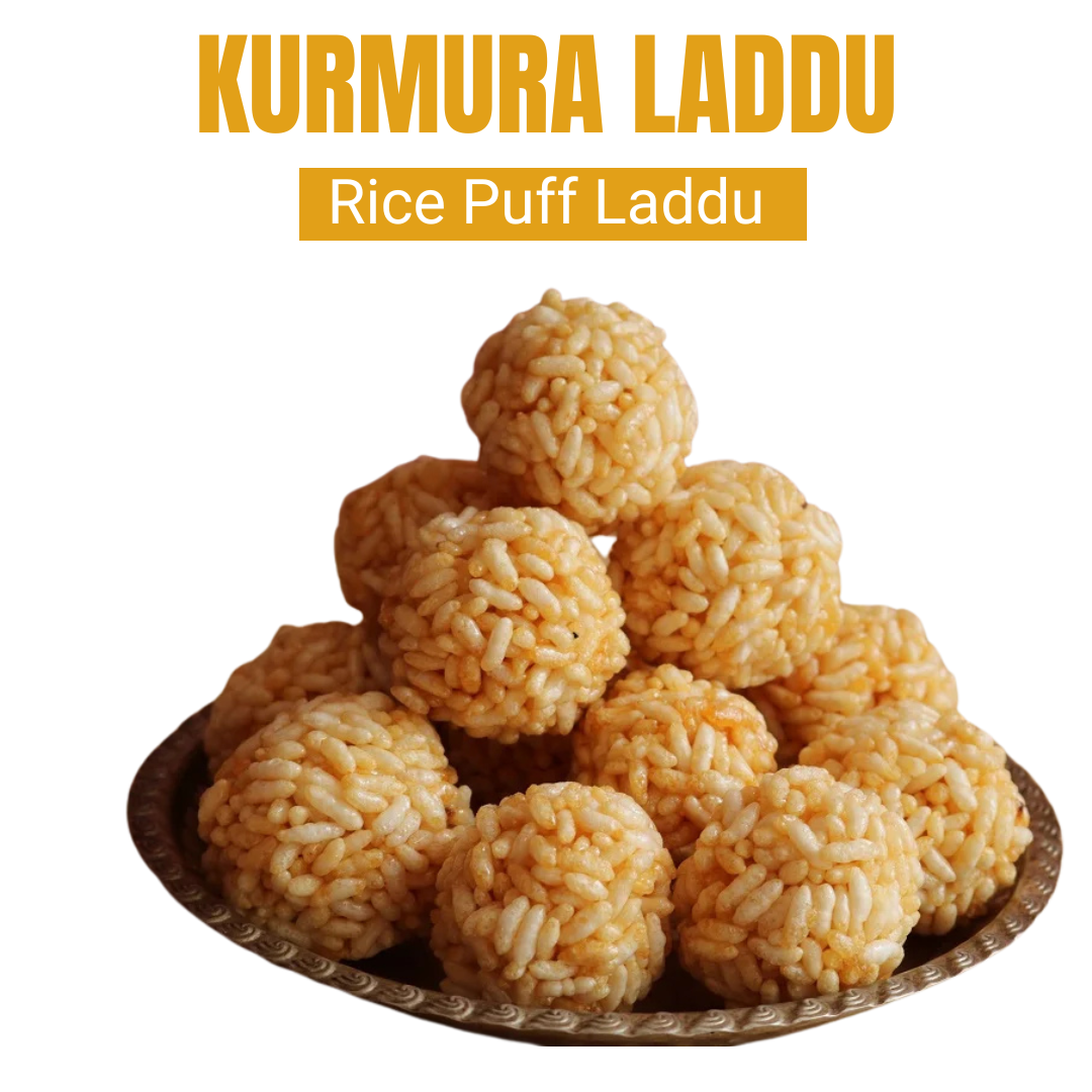 Kurmura laddu ( Rice Puff Ladu ) PACK OF 4 (100g) | Tangy Shop