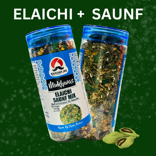 Elaichi Saunf Mix Mouth Frehner | 200gm Pack | Imported from India