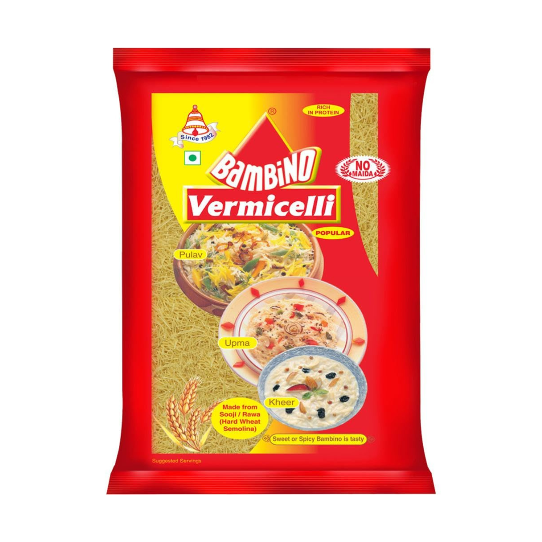 Bambino Vermicelli ( Seviyan ) | 800gm | Imported from India