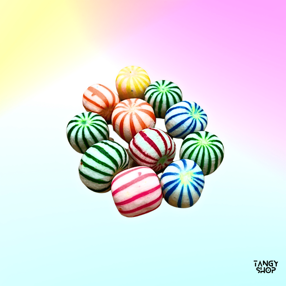 Colorful Stripped Candy Balls | Pack of 20 | Tangy Shop - TANGY SHOP