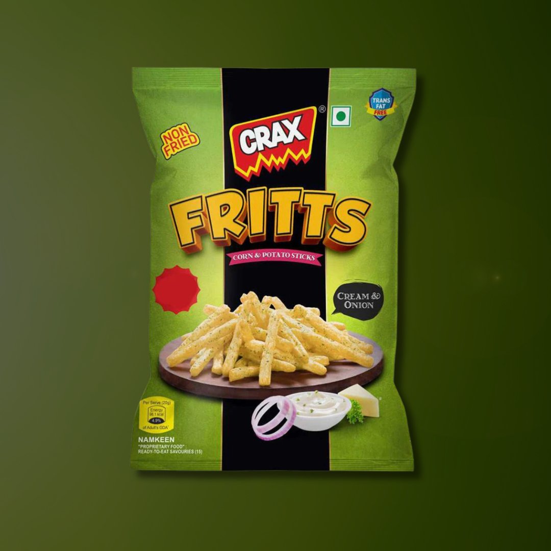 Crax Fritts | 57gm | Indian Puffs