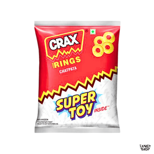 Crax Rings Chatpata Flavour | Imported Indian Puff Rings | Tangy Shop - TANGY SHOP