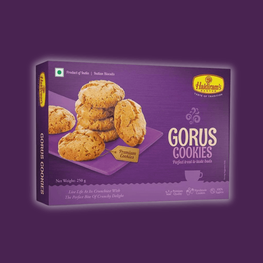 Haldiram Gorus Cookies | 250g box | Tangy Shop - TANGY SHOP