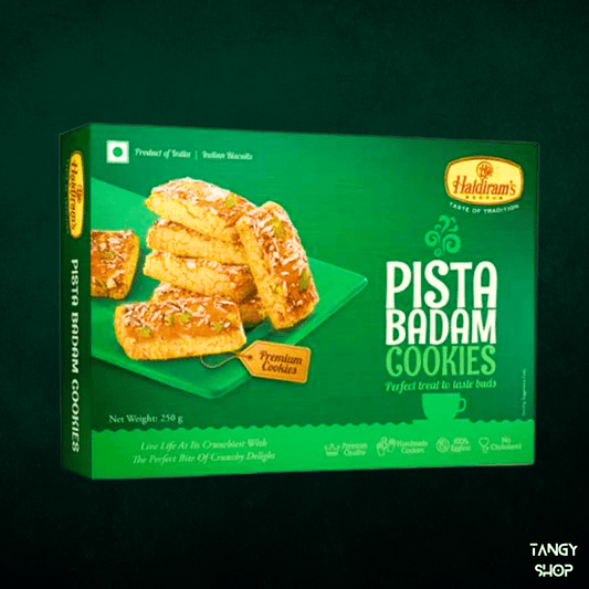 Haldiram Pista Badam Cookies | 250g box | Tangy Shop - TANGY SHOP