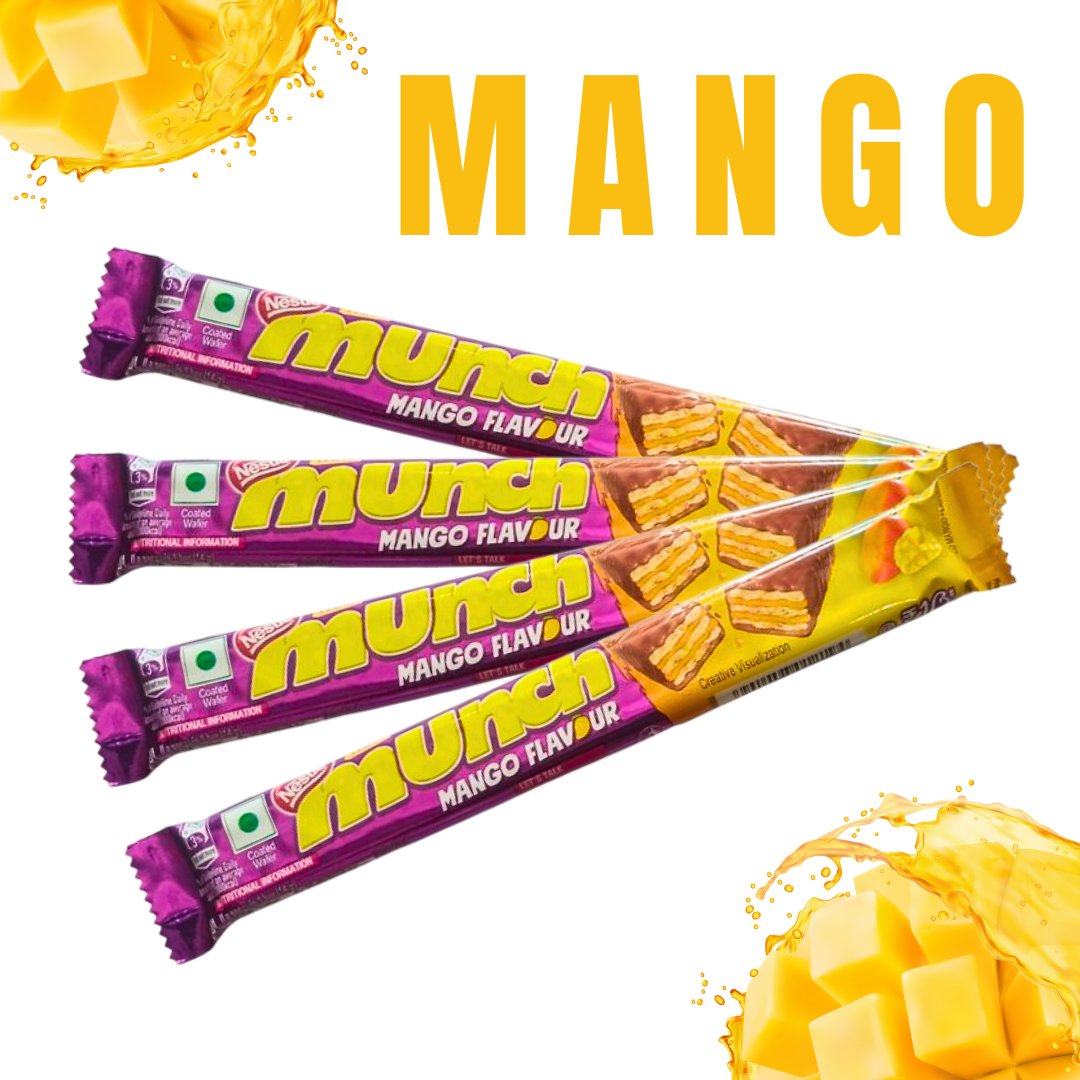 Munch Mango Flavour Chocolate | Imported from india